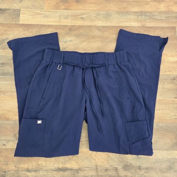Grey's Anatomy by Barco Signature Navy Blue Scrub Pants Size S PETITE - Picture 1 of 9